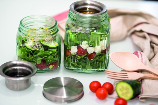 Salad to go, Vorratsglas